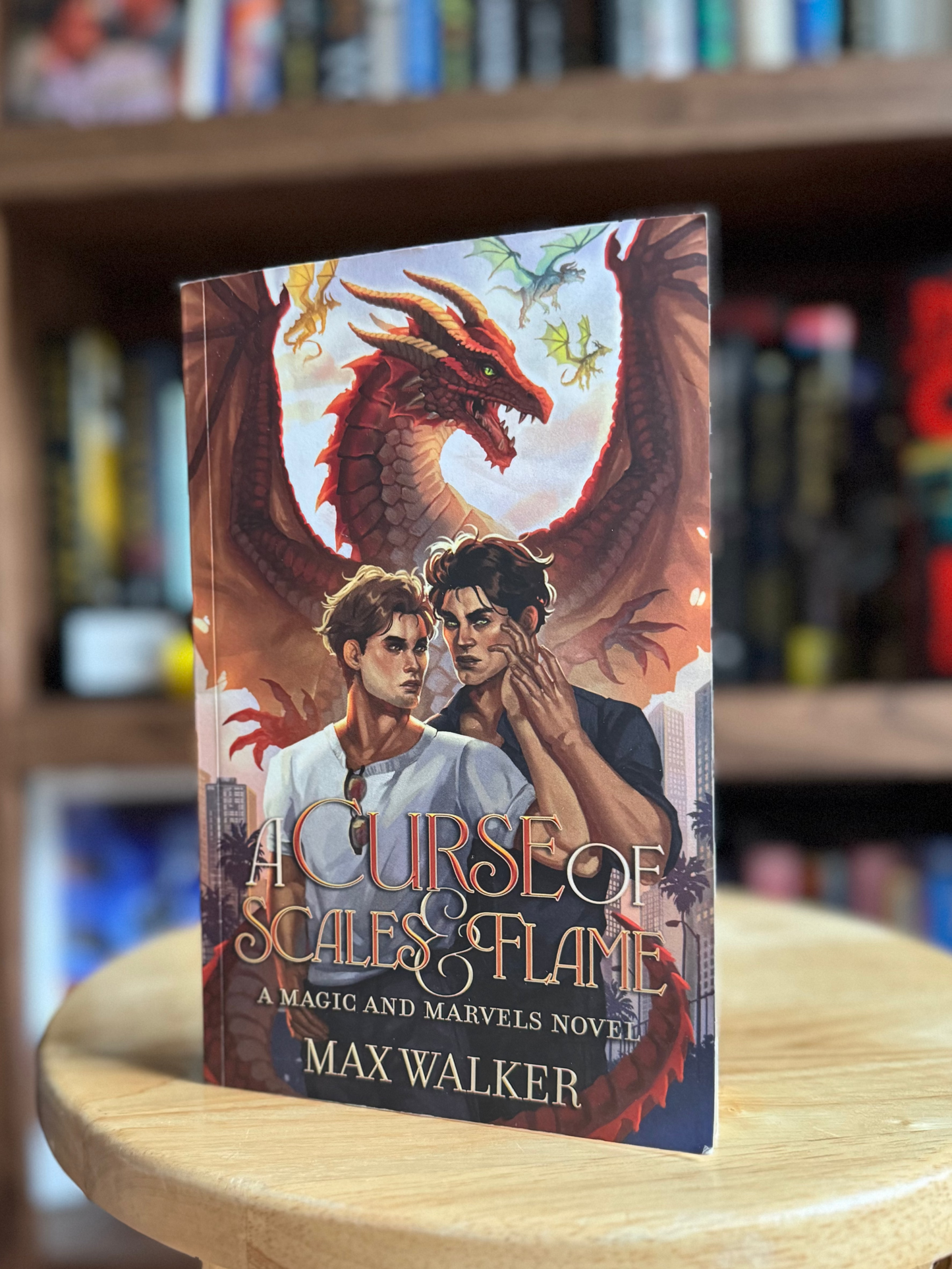 Signed Paperback Copies of A CURSE OF SCALES AND FLAME